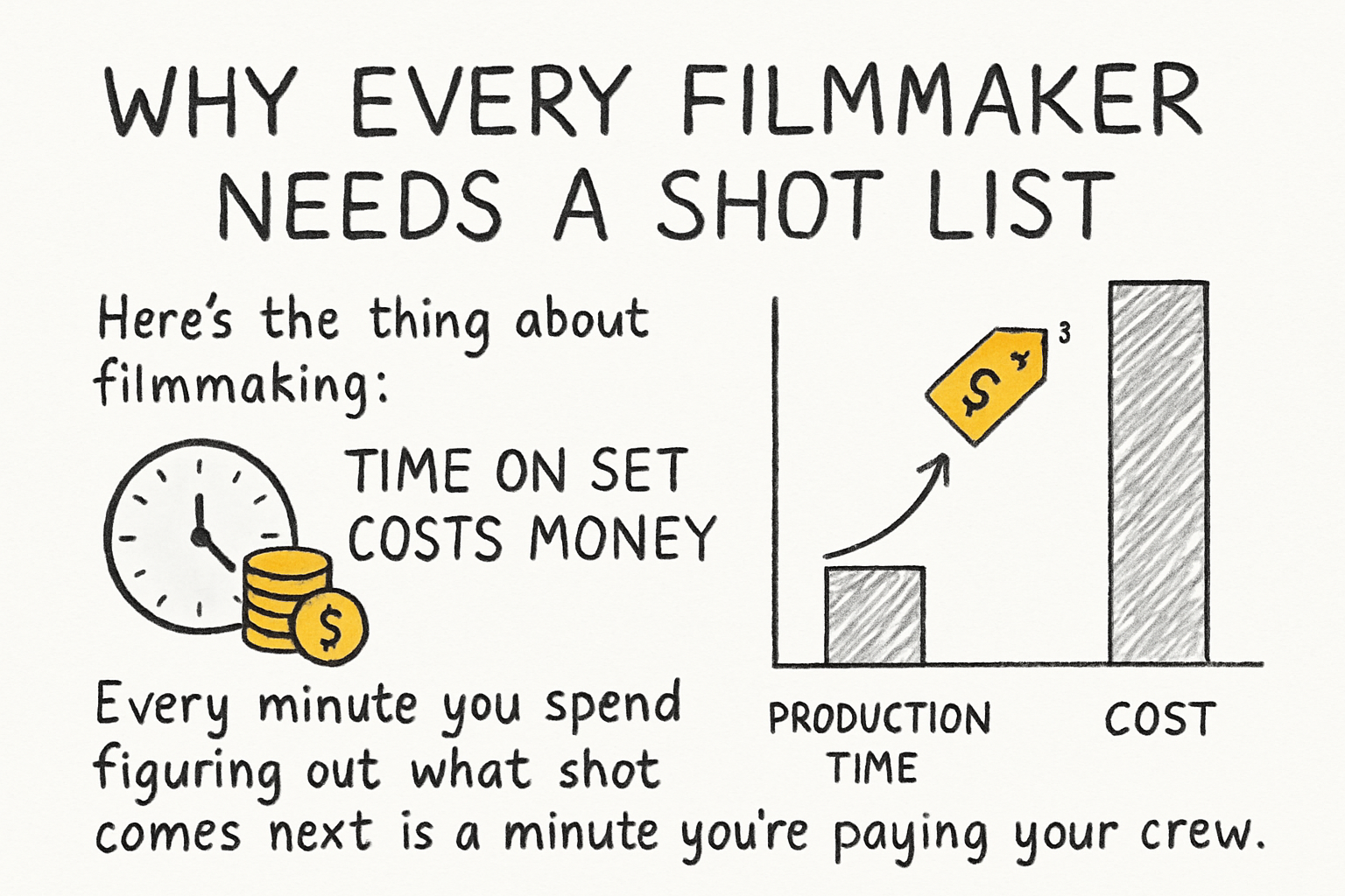 Infographic: Why every filmmaker needs a shot list