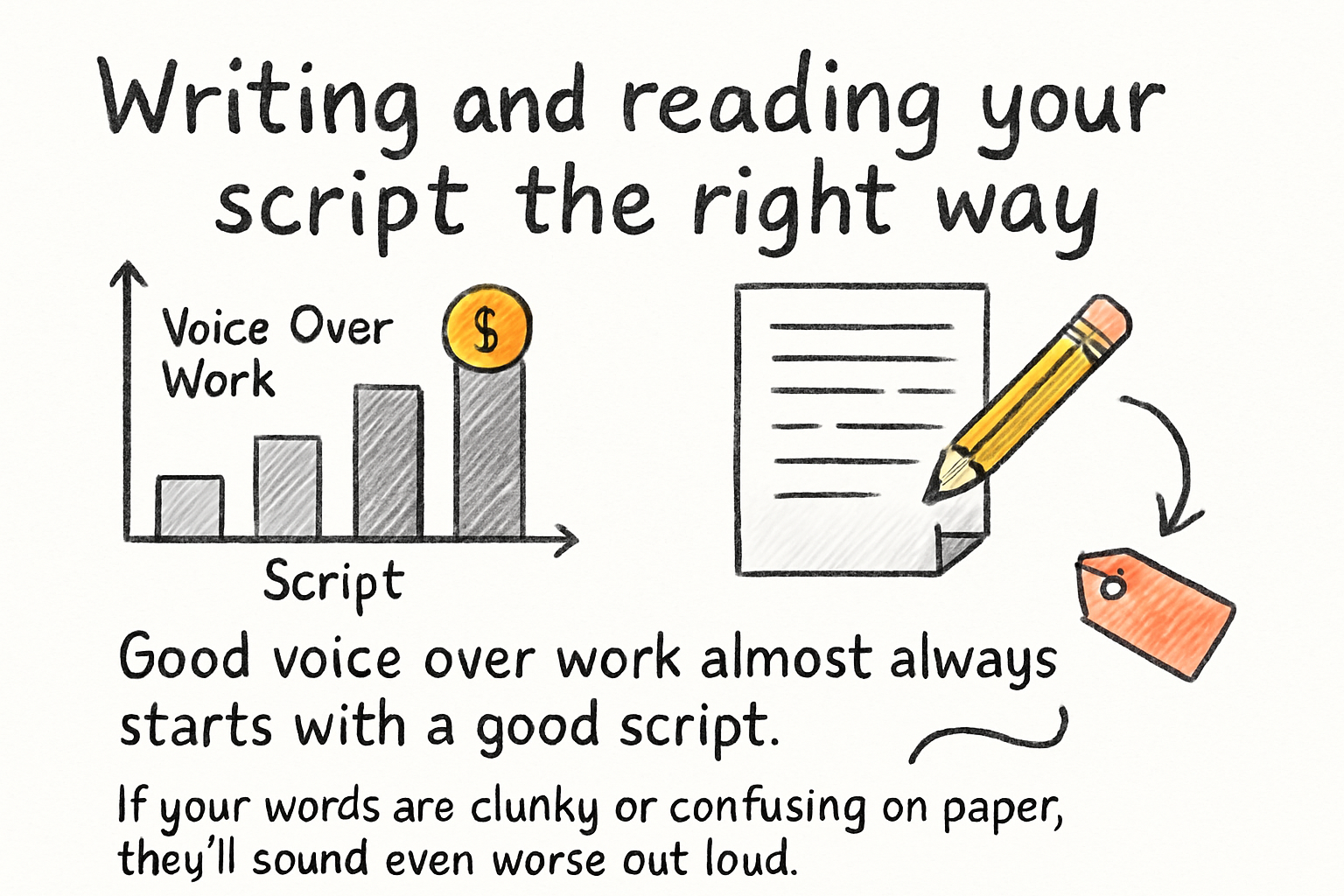 Infographic: Writing and reading your script the right way