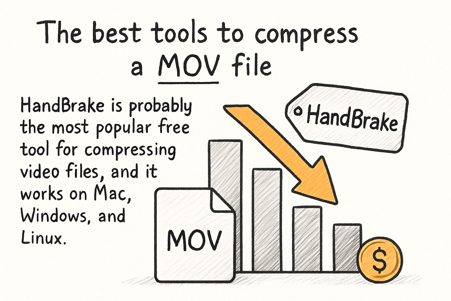Infographic: The best tools to compress a MOV file