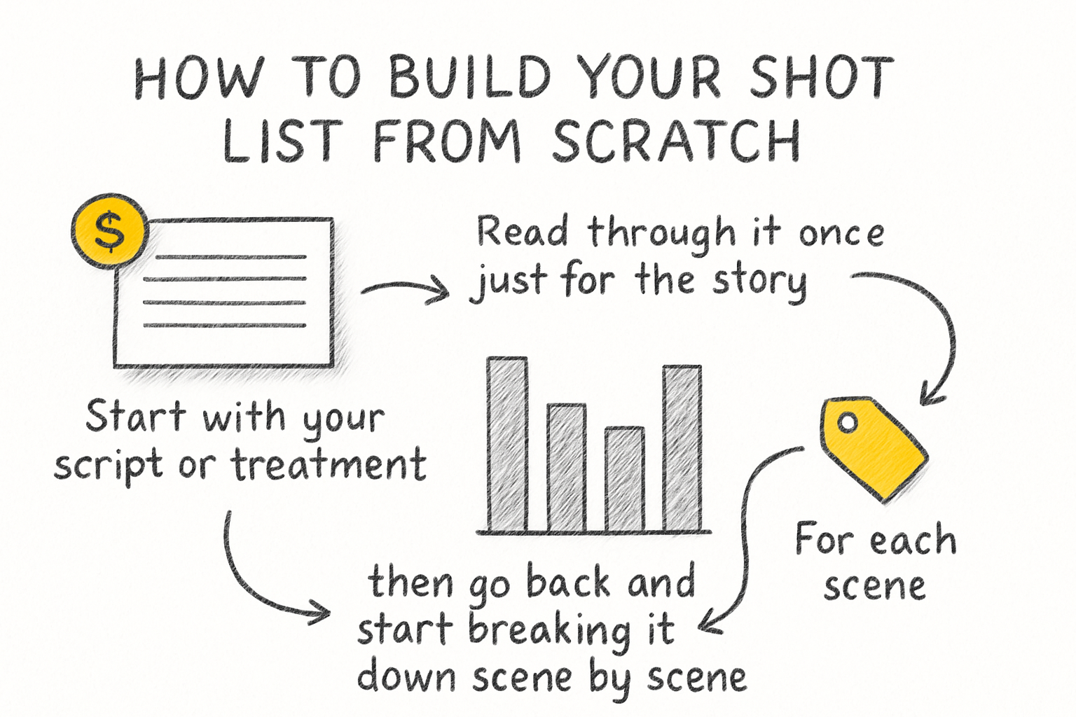 Infographic: How to build your shot list from scratch