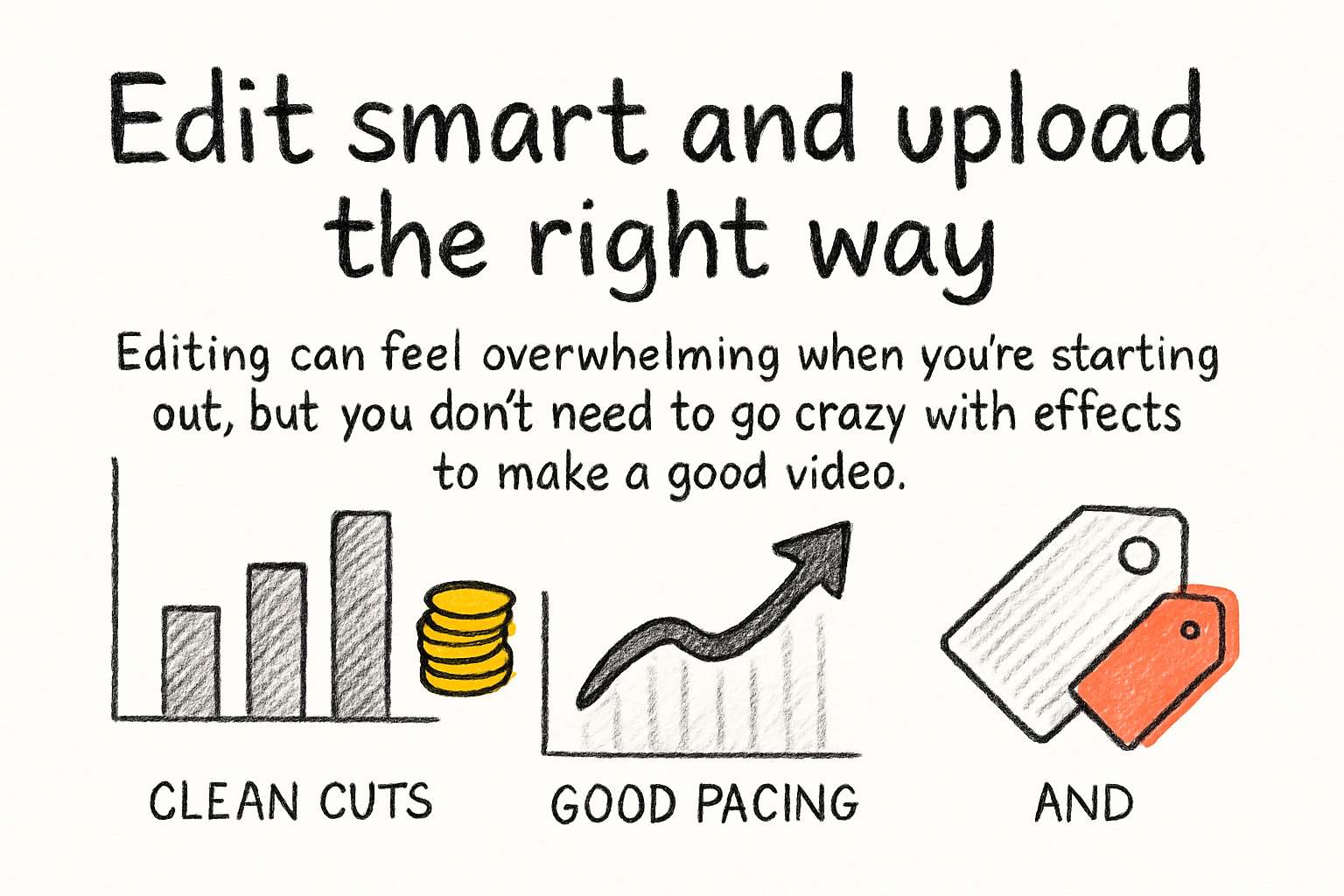Infographic: Edit smart and upload the right way