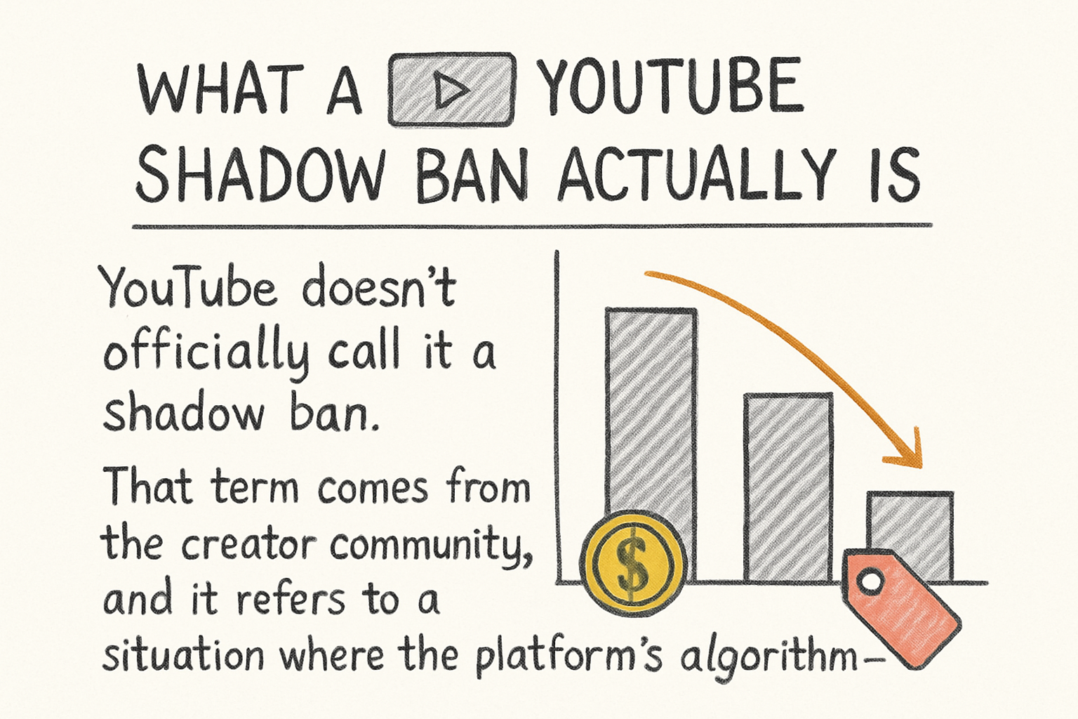Infographic: What a YouTube shadow ban actually is