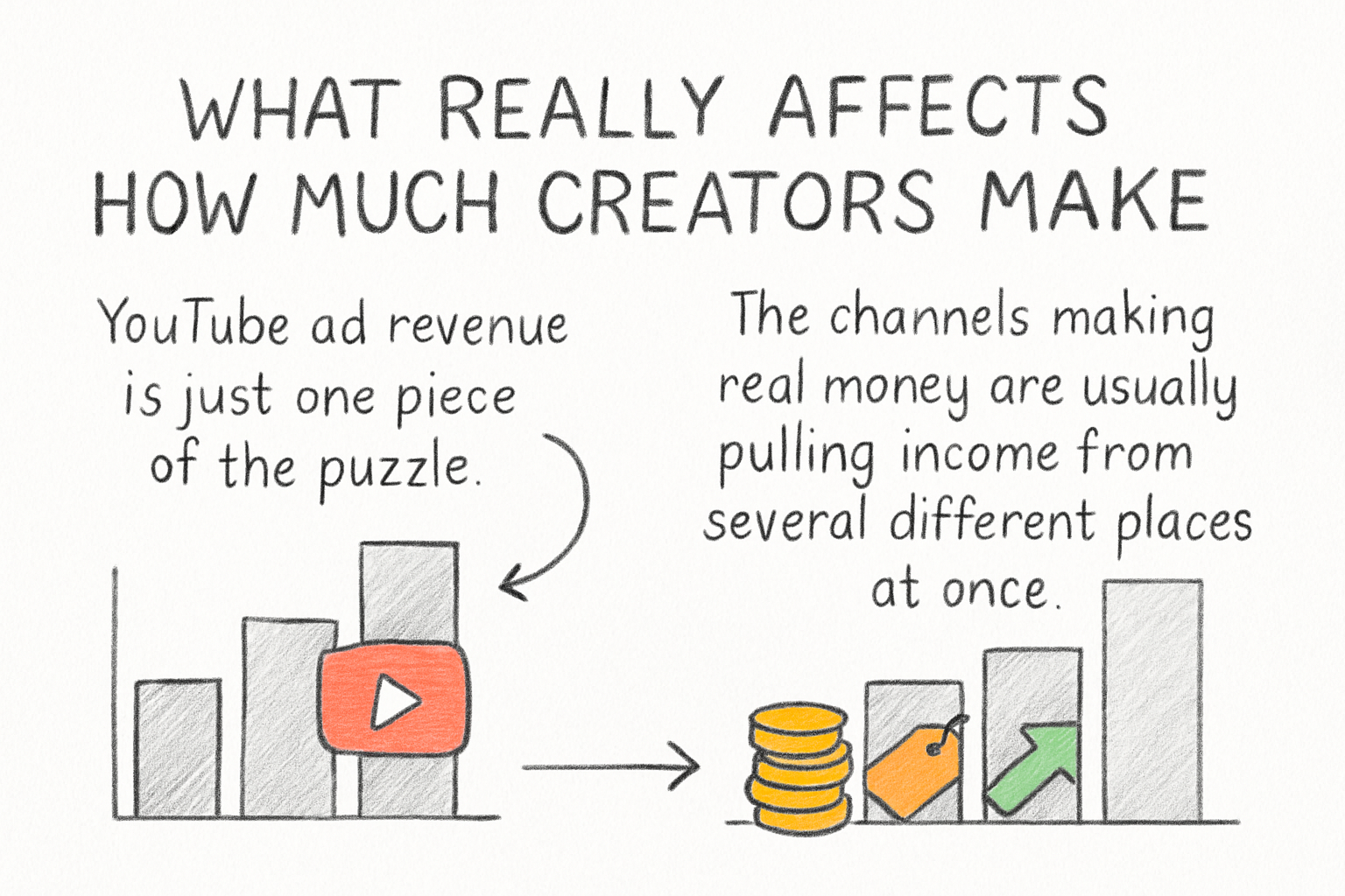 Infographic: What really affects how much creators make