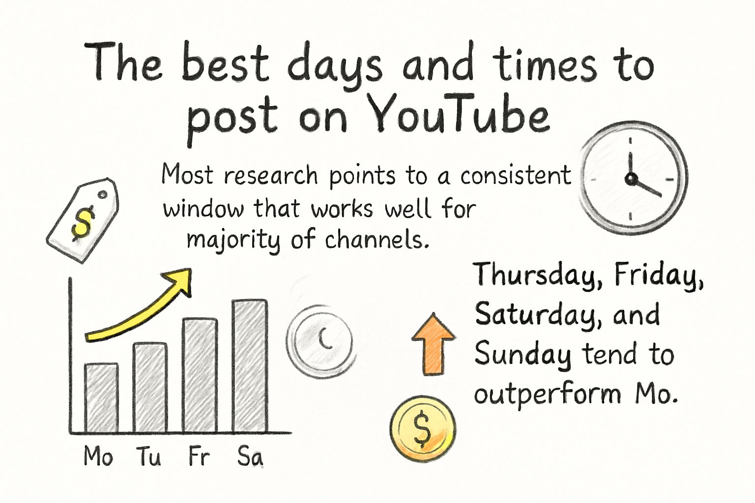 Infographic: The best days and times to post on YouTube