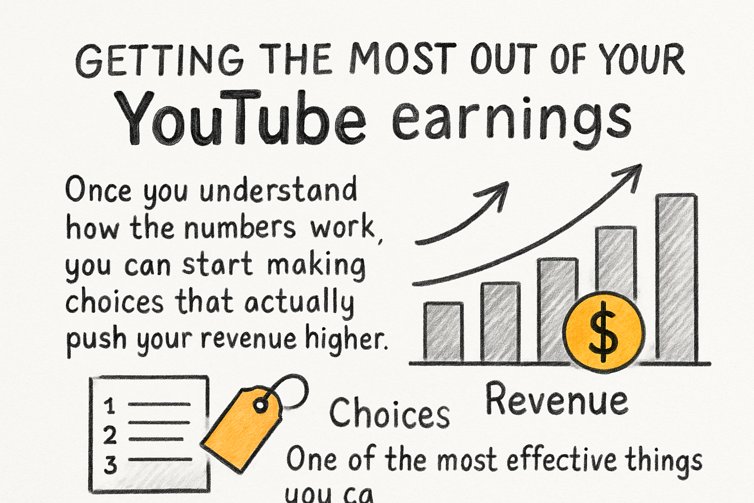 Infographic: Getting the most out of your YouTube earnings