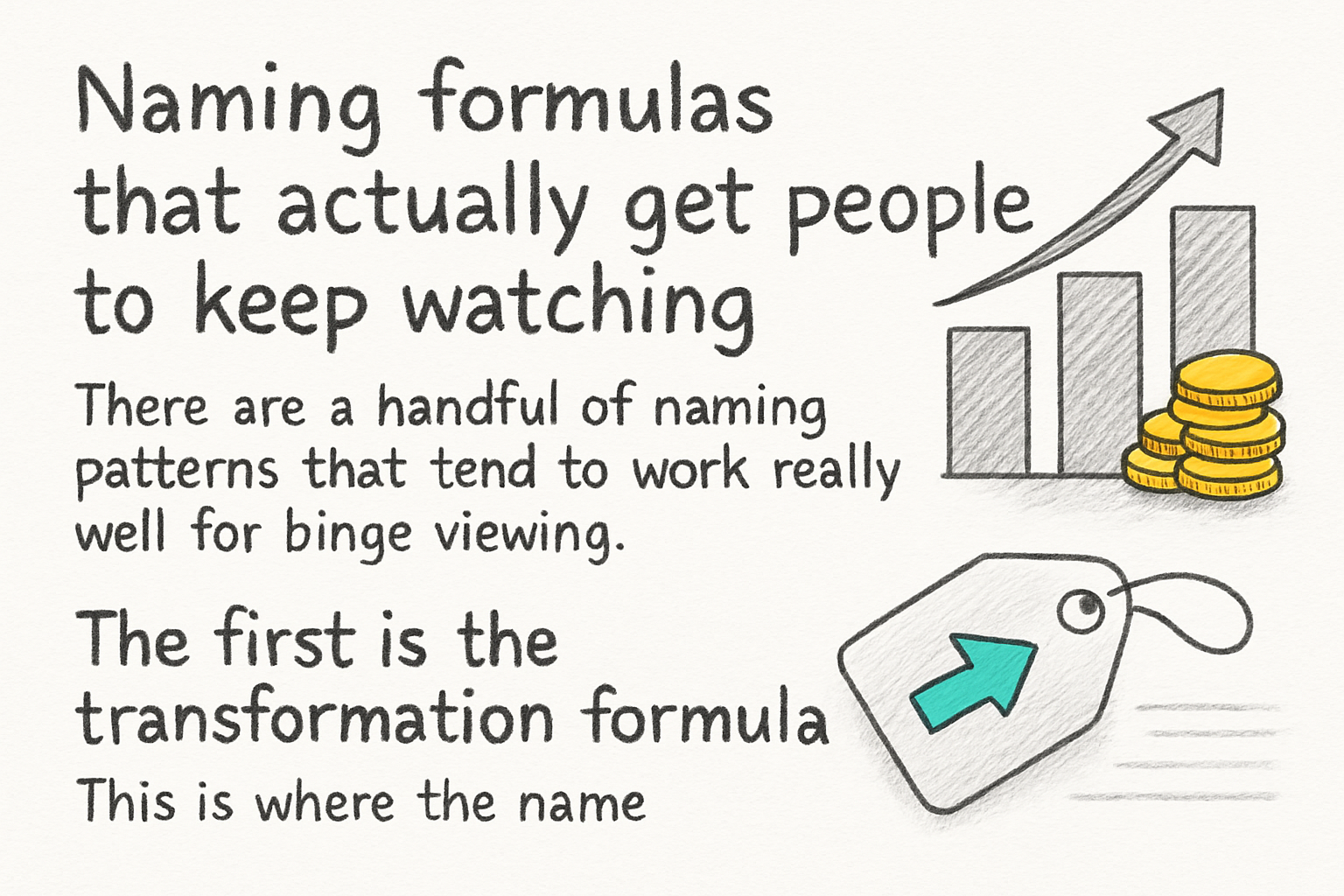 Infographic: Naming formulas that actually get people to keep watching