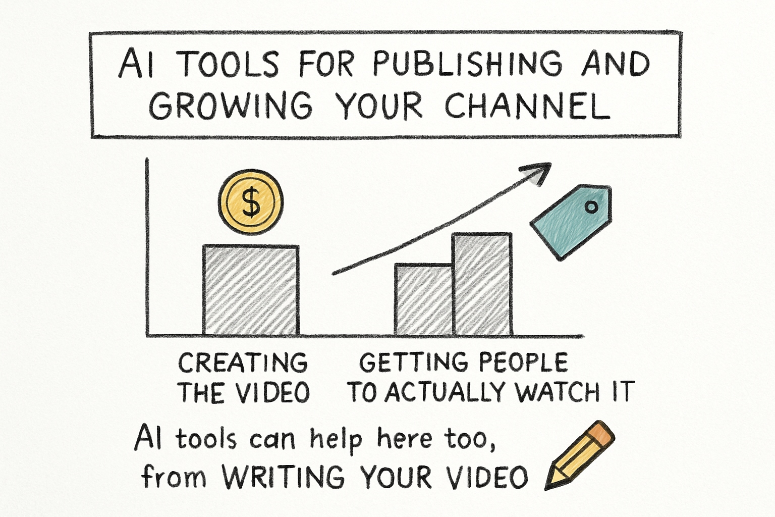 Infographic: AI tools for publishing and growing your channel