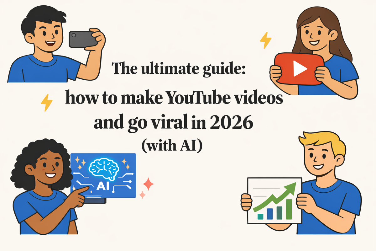 The Ultimate Guide: How to Make YouTube Videos and Go Viral in 2026 (With AI)