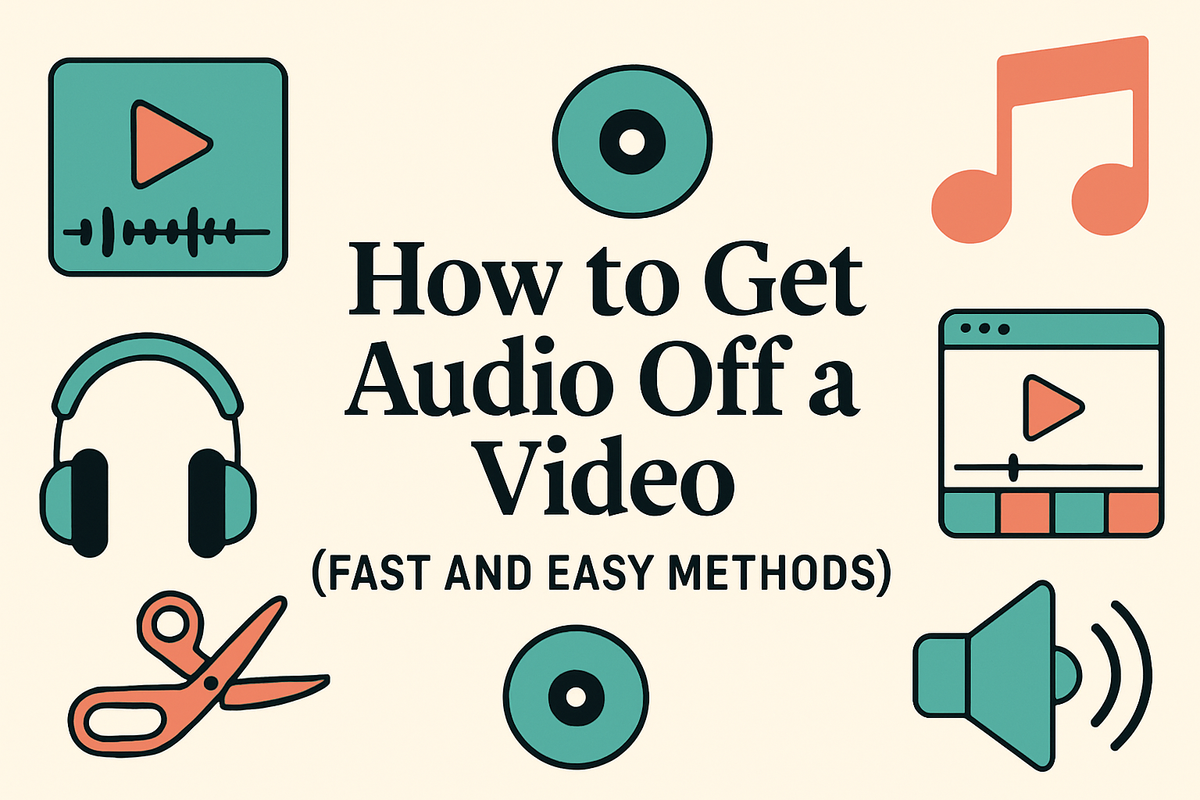 How to Get Audio Off a Video (Fast and Easy Methods)