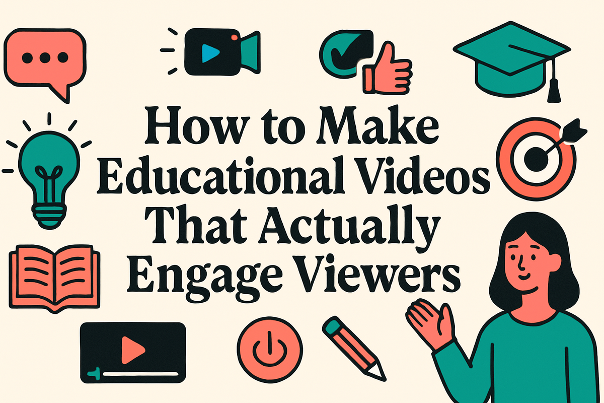 How to Make Educational Videos That Actually Engage Viewers