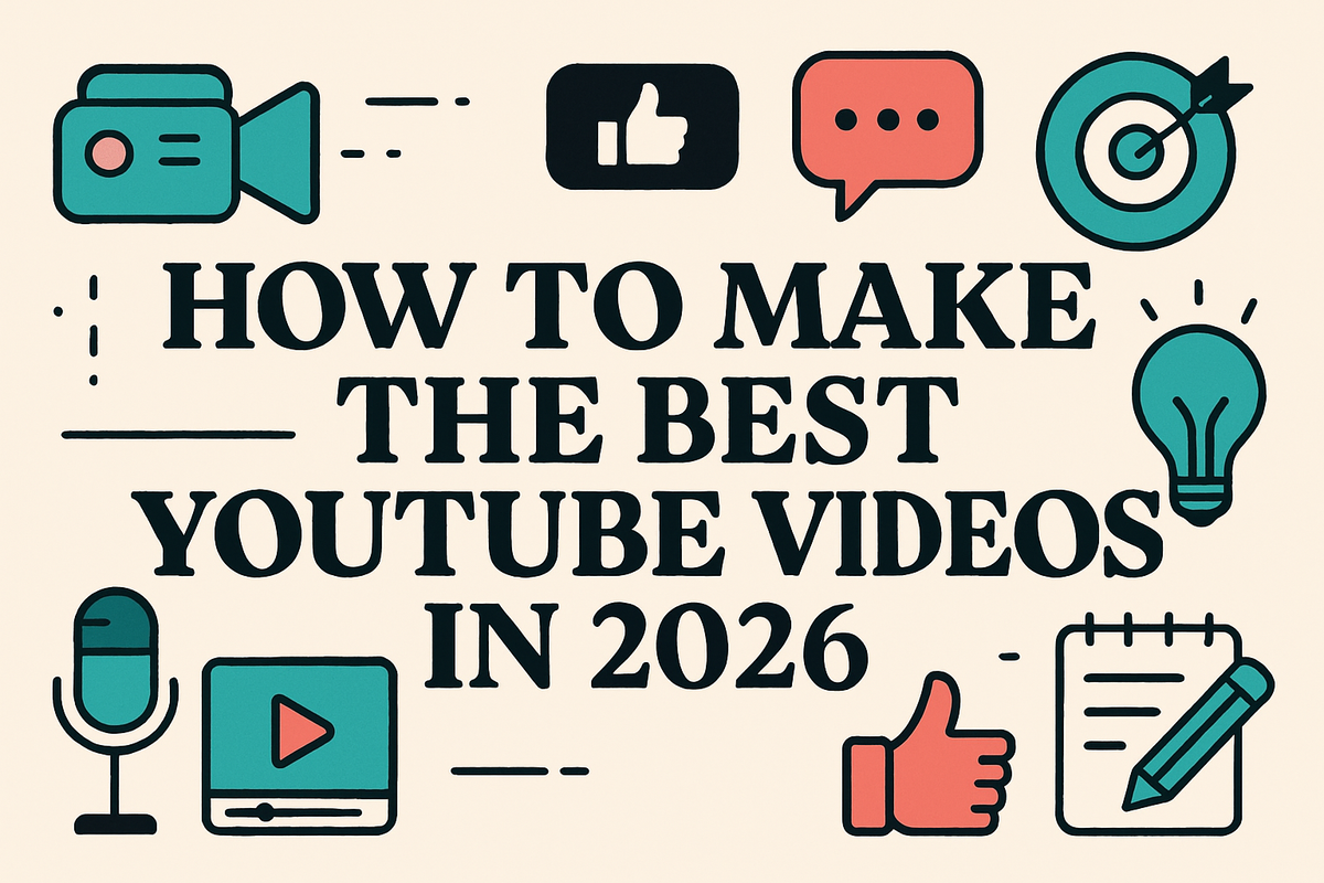 How to Make the Best YouTube Videos in 2026