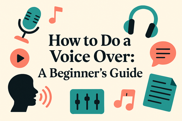 How to Do a Voice Over: A Beginner's Guide
