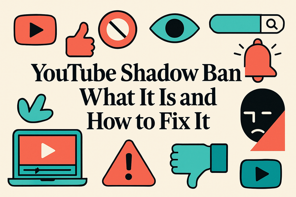 YouTube Shadow Ban: What It Is and How to Fix It