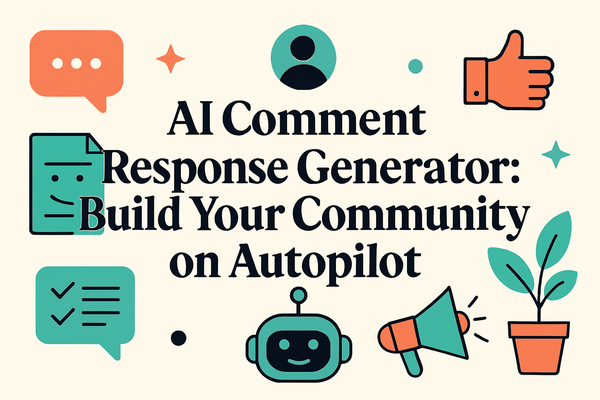 AI Comment Response Generator: Build Your Community on Autopilot