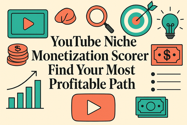 YouTube Niche Monetization Scorer: Find Your Most Profitable Path